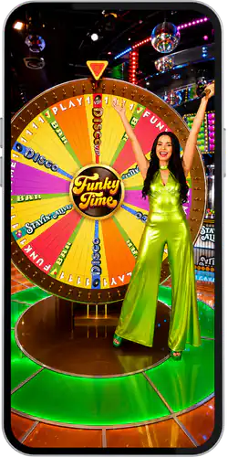 Funky Time presentator studio