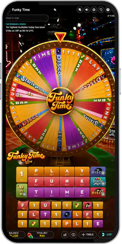 Funky Time VIP Disco bonusronde